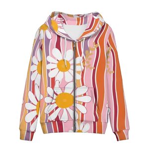 เสื้อสเวตเตอร์พิมพ์ลายแบบมีฮู้ดสีพื้นระบายอากาศได้ดี - Product Image 4