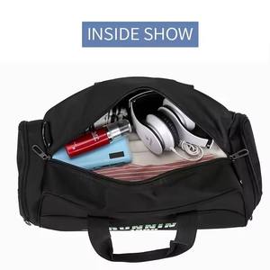 VIGA SPORTS Sac de sport décontracté en toile pour usage extérieur, nouvelles arrivées, doublure en nylon, couleur personnalisée, jaune vif, noir, 30-40L, Oxford - Product Image 4