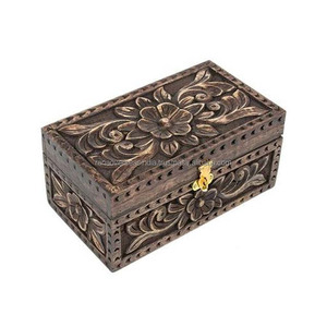 Elegante caja organizadora de almacenamiento de joyas de madera, tallas de lujo, múltiples opciones de variante, artesanías de madera, cajas de madera, carteles de pared - Product Image 1