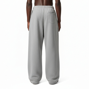 Pantalones Jogger Casuales para Hombre, 100% Algodón, Peso Medio, Ecológicos, con Bloques de Color, Cintura Elástica, Pierna Ancha, Estilo Hip Hop, Novedad 2026 - Product Image 2