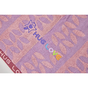[HANMI TOWEL] Serviette Douce en Bambou « Hug Love » (Rose) Ultra Absorbante pour Douche, Hôtel, Spa, Cadeau, Vente en Gros - Product Image 2