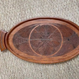 Plateau de service en bois pour rassemblements gastronomiques Quantité en vrac disponible Forme Tayyab Artisanat d'Inde - Product Image 1