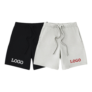 Shorts pour hommes personnalisés, multicolores, unis, avec cordon de serrage, en coton, avec poches, pour la gym, le fitness, la musculation, l'entraînement, vêtements en gros - Product Image 4