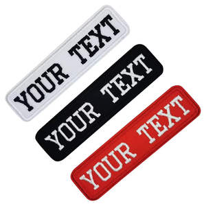 Parches Bordados de Diseño Personalizado para Accesorios de Ropa, Decoración de Logotipos en Tela de Alta Calidad - Product Image 1