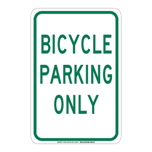 Señal de prohibido estacionar bicicletas, duradera, para interiores/exteriores, para áreas de estacionamiento de bicicletas - Product Image 2
