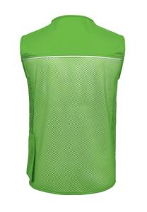 เสื้อกั๊กทำงานแบบมองเห็นได้ชัดเจน น้ำหนักเบา ผลิตจากโพลีเอสเตอร์ไร้ตะเข็บ สำหรับผู้ชาย [MARK] OEM/ODM - Product Image 2