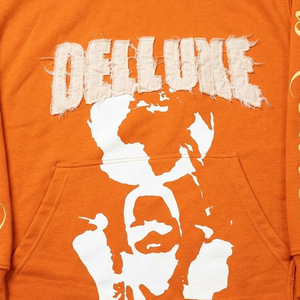 Sudadera con Capucha para Hombre de la Mejor Calidad, Color Naranja Clásico, 100% Algodón, Poliéster y Felpa, Logotipo Personalizado Disponible - Product Image 4
