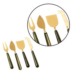 Ensemble de couverts en acier inoxydable de qualité, écologiques et durables, pour les dîners festifs, utilisation quotidienne, ustensiles de cuisine modernes - Product Image 1