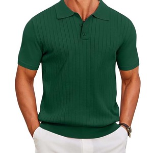 Chemises décontractées personnalisées pour hommes en toile unie 100 % polyester/coton, anti-plis, imprimées numériquement, grandes tailles - Product Image 6