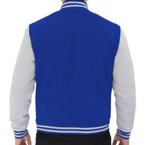 Nouvelle veste de baseball grise et noire pour hommes, veste varsity noire et jaune, veste bomber varsity de lycée - Product Image 6