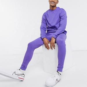 Pack de fitness pour hommes, imprimé OEM, vêtement de haute qualité, uni, violet, ajusté, été - Product Image 4