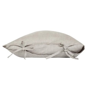 Linen Cushion Cover Rectangle Solid Color Drawstring Closure Nordic Style <b>Pillow</b> <b>Cases</b> - Product Image 6