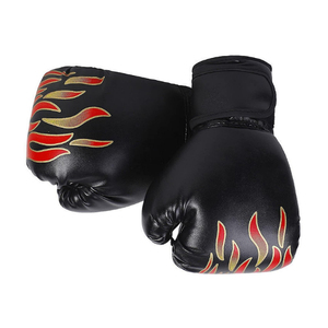 DAWNFROCE FIGHT GEARS Professional <b>Leather</b> Boxing <b>Gloves</b> with Hook & Loop Closure Customized Training <b>Gloves</b> for <b>Men</b> - Product Image 3