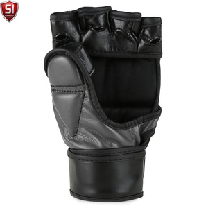 ถุงมือชกมวยหนังวัวสีขาว สำหรับฝึกซ้อม MMA ศิลปะการต่อสู้ แบบเต็มนิ้ว ปิดด้วยแถบตีนตุ๊กแก ใช้ได้ทั้งชายและหญิง รับสกรีนโลโก้ ถุงมือสำหรับมวยอาชีพ 14 ปี - Product Image 6