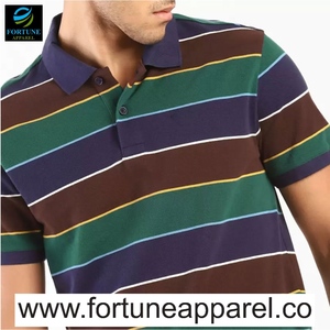 เสื้อโปโลผู้ชาย PLM252 สำหรับฤดูร้อน สไตล์ลำลอง ธุรกิจ ระบายอากาศได้ดี ผลิตจากผ้าถักโพลีเอสเตอร์/คอตตอน  ลายเรียบ ปักลาย  ปกเสื้อพับได้ ติดกระดุม - Product Image 4