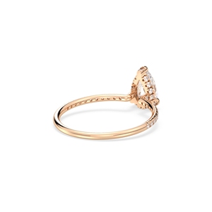 Anillos de Compromiso de Lujo REYES, Precio al por Mayor, Plata de Ley 925, Chapado en Oro Rosa de 14K, Moissanita Certificada por GRA, Joyería Fina - Product Image 4