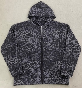 OEM Zipper-Up Patch Embroidery Winter Hoodie High Quality <b>Thick</b> <b>Fleece</b> Fabric Regular Fit Eco-Friendly 370grams 100% Cotton - Product Image 1