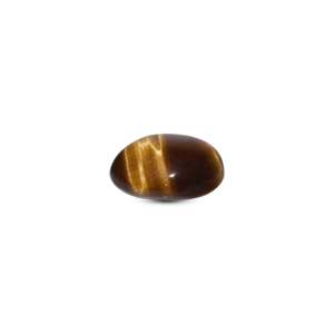 Certified Natural Tiger Eye Gemstone 9.63 Carat Calibrated Cat's Eye Brilliant Cut Yellow Red 10mm 6mm Wholesale - Product Image 3