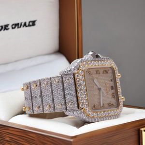 นาฬิกาเพชรโมอิสราคาไม่แพงจำนวนมากราคาถูกเย็นลงนาฬิกาเพชรโมอิส Moissanite ขายส่ง - Product Image 4