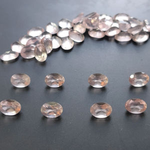 Cuarzo Rosa Natural, Corte Ovalado de 6x4MM, Gema Suelta de la Mejor Calidad para la Fabricación de Joyas - Product Image 4