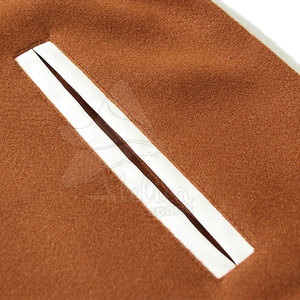 Veste de baseball en cuir de qualité supérieure pour hommes, col montant, écologique, séchage rapide - Product Image 4