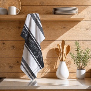Nouvelle Collection 2026 – Essuie-tout de cuisine jacquard à séchage rapide, design et logo personnalisés, linge de cuisine pour usage domestique - Product Image 1