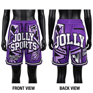Shorts de basket-ball pour femmes en mesh polyester premium 150 GSM, noir avec panneaux latéraux dorés, respirants, logo personnalisé brodé. - Product Image 4
