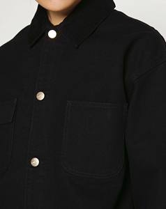 เสื้อแจ็คเก็ตผู้ชายคุณภาพสูง ปกคอพับ ซิปด้านหน้า ผ้าฝ้ายทนทาน เสื้อโค้ทสำหรับทำงาน เสื้อแจ็คเก็ตหนาสำหรับฤดูหนาวสำหรับผู้ชาย - Product Image 5