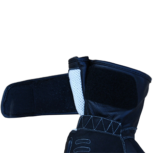Gants de course unisexes en cuir bleu, gants de moto à doigts entiers pour le motocross, les sports et la conduite quotidienne sur route - Product Image 4