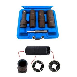 5pcs, 1/2"(12.5mm)Dr. <b>IMPACT</b> DOUBLE-SIDED <b>SOCKET</b> SET. - Product Image 2