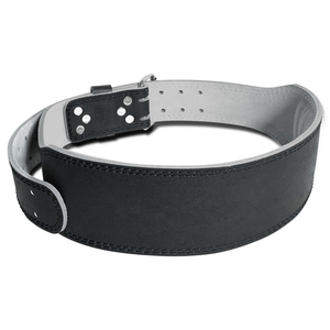 Ceinture de musculation en cuir robuste personnalisable, équipement de musculation souple, équipement de levage de poids, boucle à levier réglable, équipement de sécurité pour la remise en forme - Product Image 4
