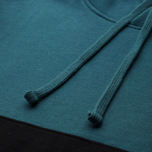 Sweat-shirts à capuche amples et épais pour hommes, 100 % coton molletonné, avec logo personnalisé, en tissu tricoté respirant, 240 g – Collection Automne - Product Image 4