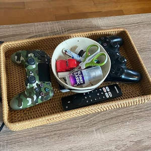 Panier tissé en rotin fait à la main fournisseur de vaisselle de luxe écologique personnalisable Restaurant hôtel café commandes en gros Vietnam - Product Image 6