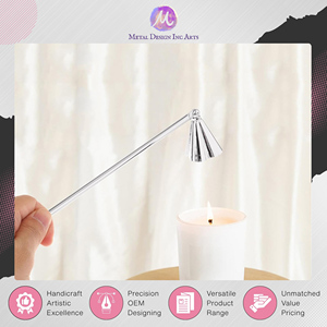 Leaders in Selling High Standard Quality Stainless Steel Candle Snuffer Silver for Home & Church Usage from Indian Supplier - Product Image 6
