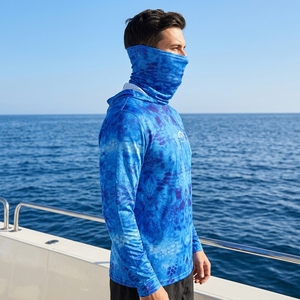 Maillot de pêche personnalisé en gros, chemise de pêche sublimée, vêtements d'équipe, fabricant OEM ODM, chemise de pêche à capuche pour homme, UPF 50 anti-UV - Product Image 5