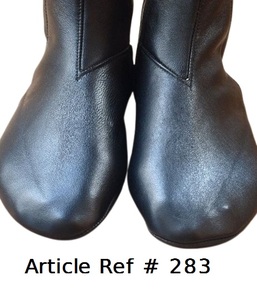 Men Women Unisex <b>Black</b> Sheep Skin Leather Seamless Support Standard <b>Thickness</b> Ankle Winter <b>Socks</b> Fleece Lined Cuff Custom Logo - Product Image 4