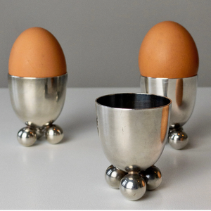 ถ้วยใส่ไข่สแตนเลส 2 ชิ้น สำหรับตกแต่งโต๊ะโรงแรม ที่วางไข่ต้ม ราคาขายส่ง - Product Image 3