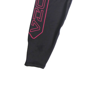 <b>Men's</b> Black Sweatpants With Pink Logo Elastic Waist Casual <b>Joggers</b> Breathable Knitted Spandex Polyester - Product Image 2