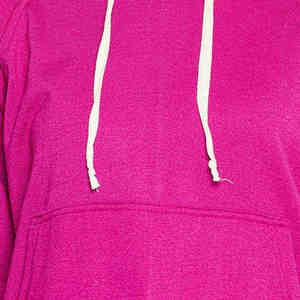 Sweat-shirt à capuche pour femme, en coton 100% tricoté, motif uni brodé, léger, imperméable, séchage rapide, anti-boulochage - Product Image 4