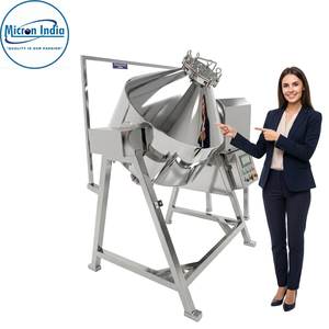 Mélangeur à double cône automatique Micron India en acier inoxydable pour la production de boissons gazeuses à usage industriel 440V 1 an - Product Image 5