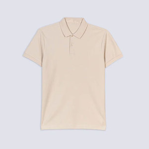 บริการ OEM เสื้อโปโลชายแขนสั้นผ้าฝ้ายแท้ 100% คุณภาพสูง ทรงเข้ารูป แบบเรียบ - Product Image 1