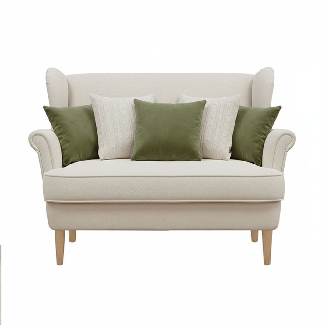 sage green and white Color