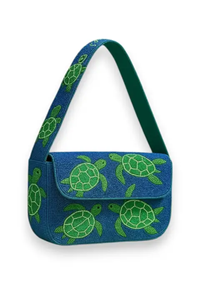 Beaded Embroidered Turtle Pattern Shoulder Bag Bohemian Style Single Strap Women's Handbag All Seasons Use - Product Image 6