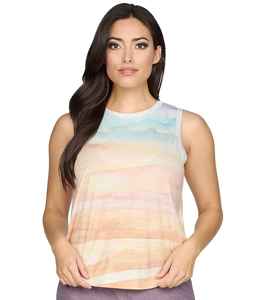 Camiseta sin mangas de algodón sólido para mujer, cuello en V, logotipo frontal, ligera, corte holgado, elegante, chaleco para mujer - Product Image 2