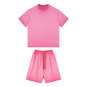 Wholesale Summer T Shirt and Shorts <b>Set</b> for Men Custom Design Comfortable Casual Sportswear OEM ODM - Product Image 4