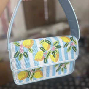 Cross-stitching & <b>Needlework</b> Women Embroidery Crafts Purse Shoulder bag Handbag Party Gift Silk Stitchwork bag - Product Image 1