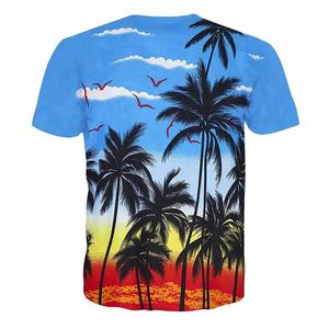 Camisetas de algodón y poliéster de gran calidad, impresión personalizada por sublimación - Product Image 2