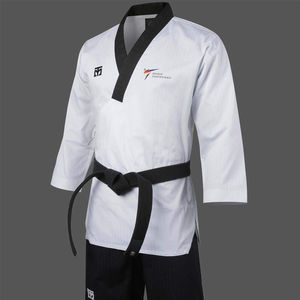 Uniforme de Taekwondo pour enfants et adultes, Dobok léger, logo brodé personnalisé, vêtements d'arts martiaux, tenue d'entraînement de karaté - Product Image 6