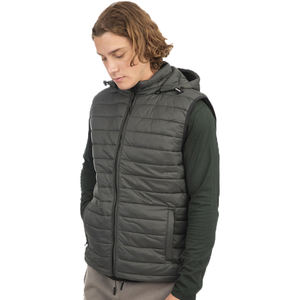 Nouveau design, col rabattu, veste d'hiver matelassée pour homme, sans manches, légère, veste matelassée pour homme - Product Image 3