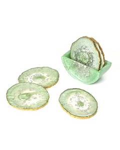 Juego de Posavasos 3D de Resina y Madera Hechos a Mano de Alta Calidad, Decoración para Mesa de Comedor, Posavasos Personalizados, Exhibición de Tazas de Té, Arte con Incrustaciones de Hueso - Product Image 6